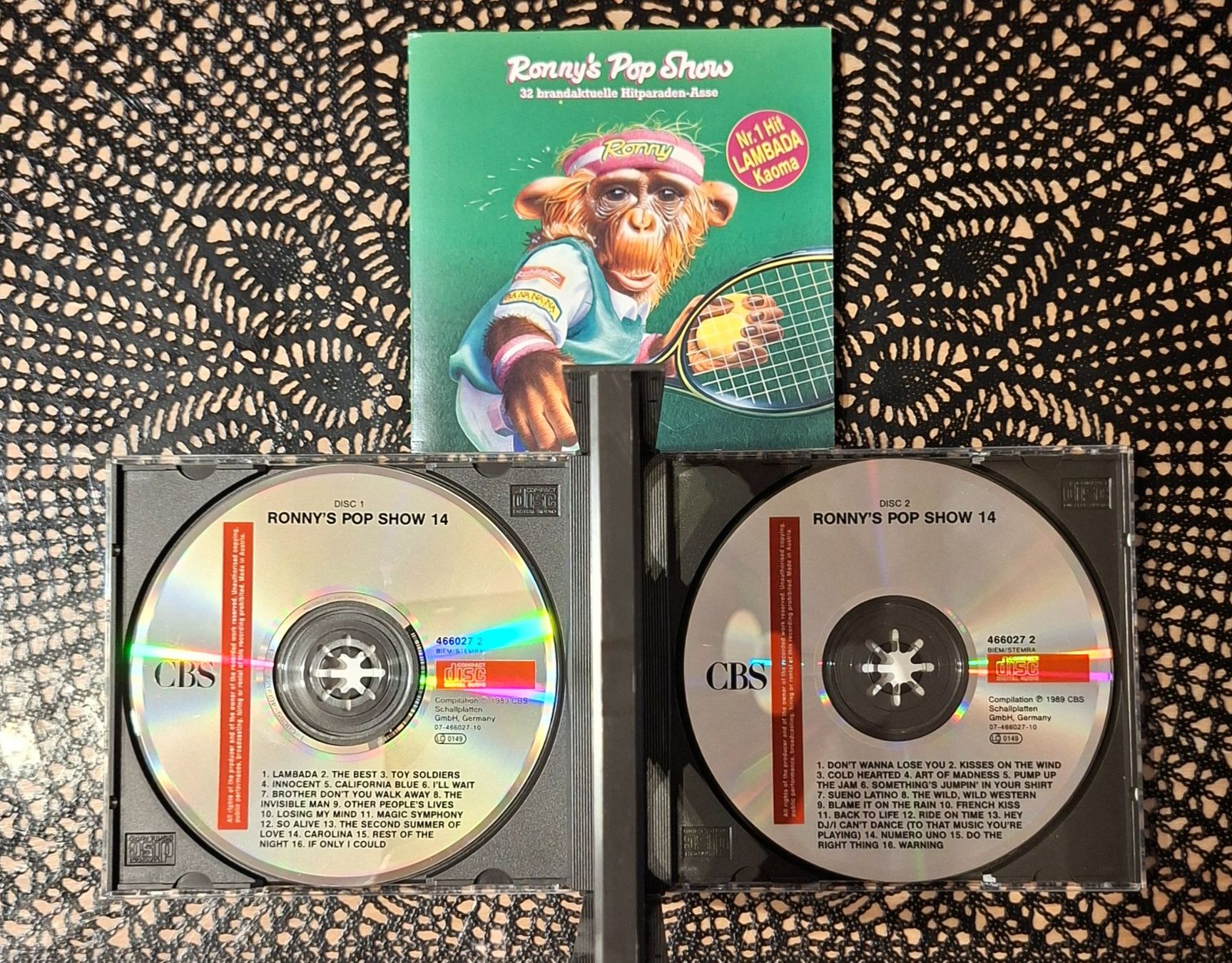 CD: Ronny's Pop Show 14, Hit Compilation Sampler 2CD 1989 – Usato da Amriswil venduto da Celini3 2