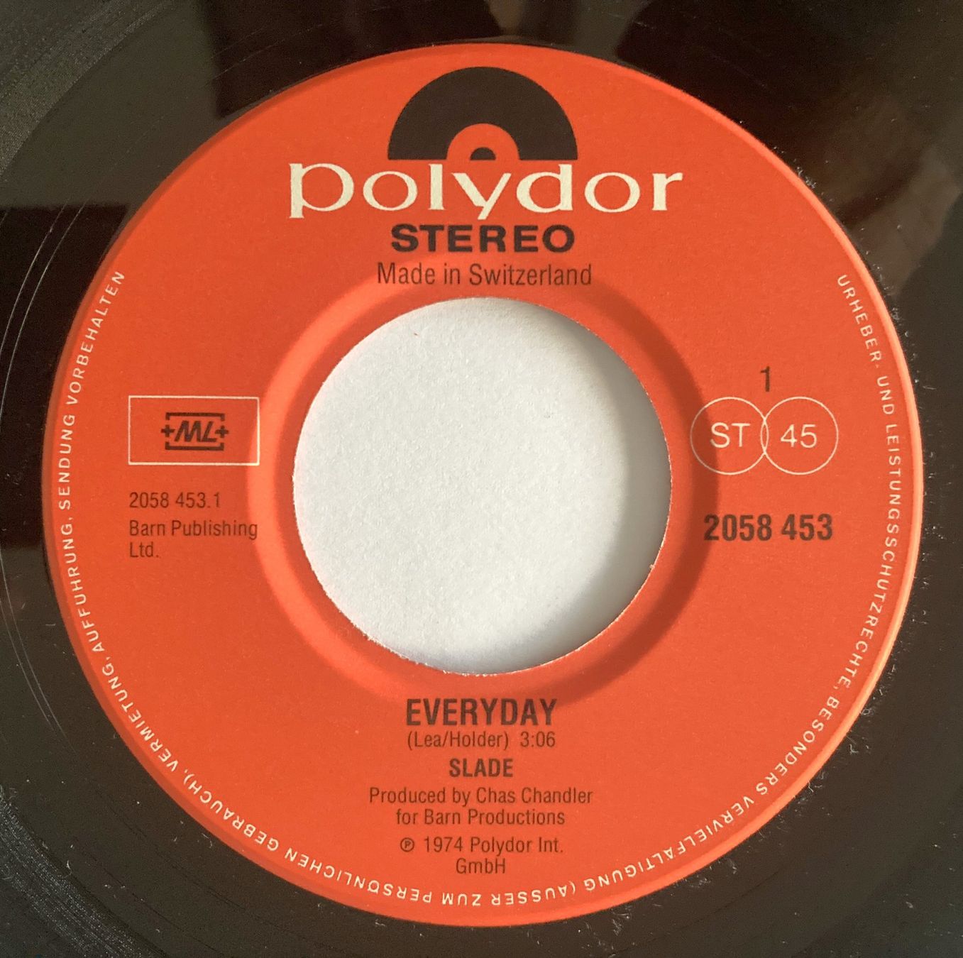 Schallplatten: SLADE - EVERYDAY – Gebraucht aus Bottens von hotter-than-hell 2