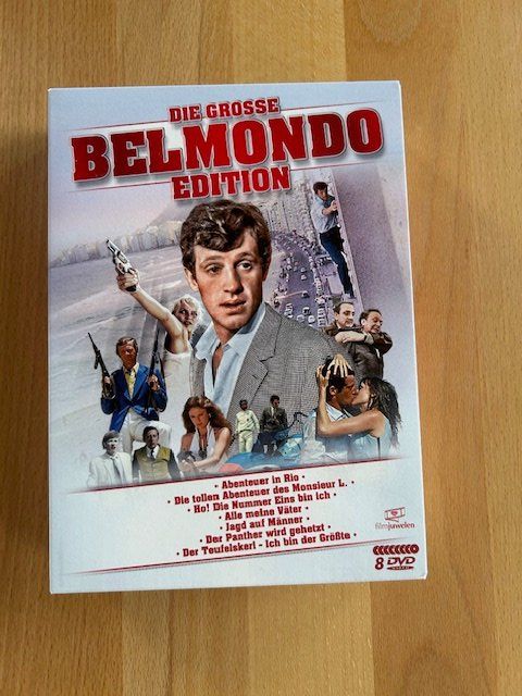 Tutti i DVDs: Die grosse Belmondo Edition / 8 DVD's – Usato da Bubikon venduto da cinerama01
