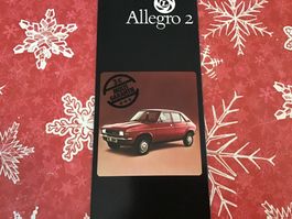 Austin Allegro 2 - Original Prospekt von 1973, Top Zustand