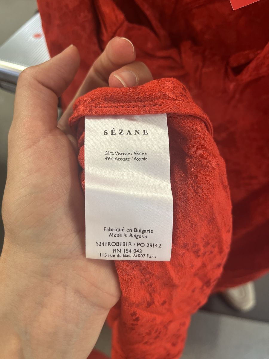 Sezane Vestiti: Sézane Wanda Kleid, Gr. 34 – Usato da Zürich venduto da vintage_for_you 3