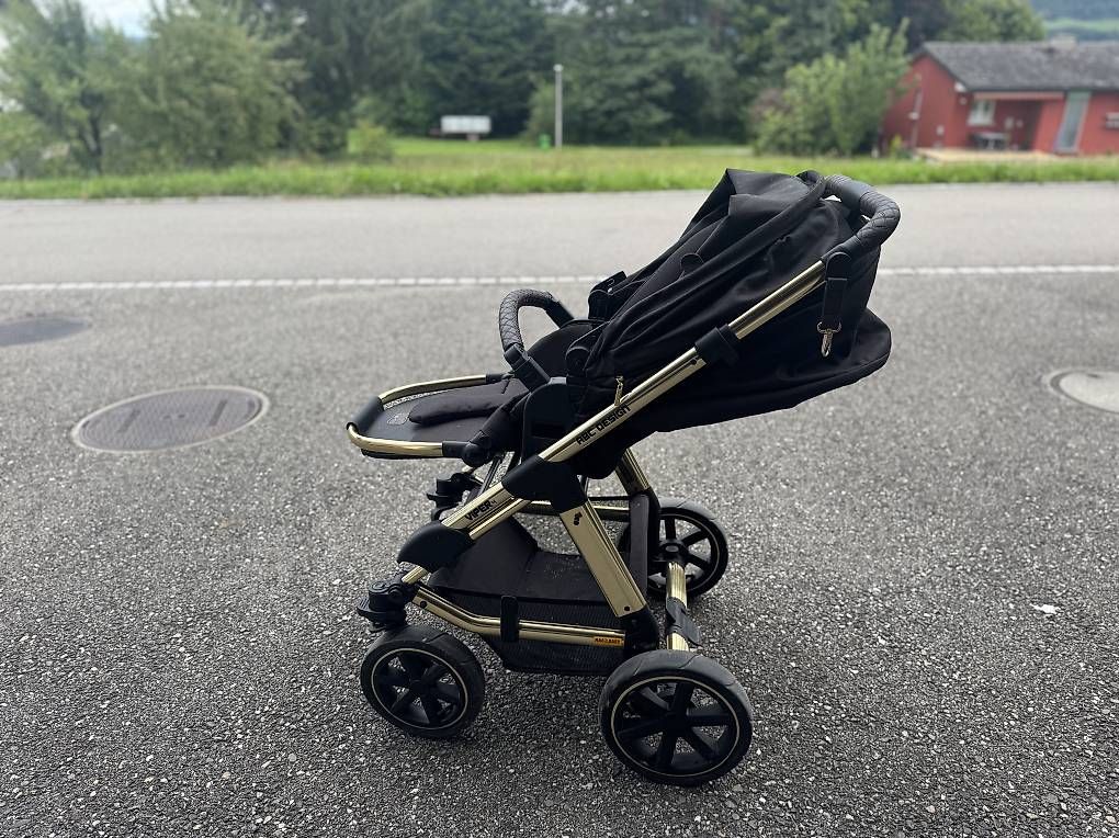 ABC Design Viper 4 Kinderwagen Gold/Schwarz (Gebraucht) in Veltheim AG fr  CHF 350  nur Abholung auf Ricardo kaufen