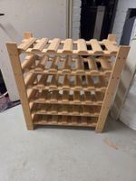 Weinregal aus Holz