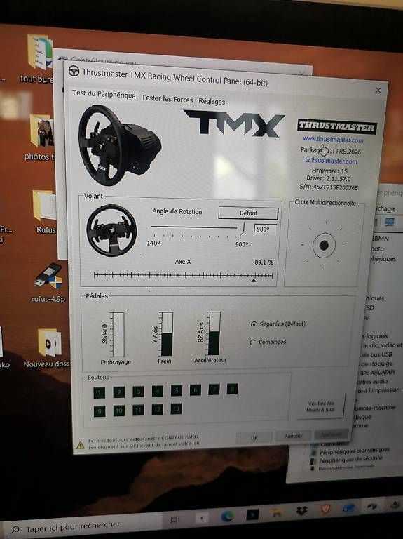 Thrustmaster Controller: Volant Thrustmaster TMX pour Xbox ou pc pédale défectueux – Usato da Poliez-le-Grand venduto da Lea_2wl5 2