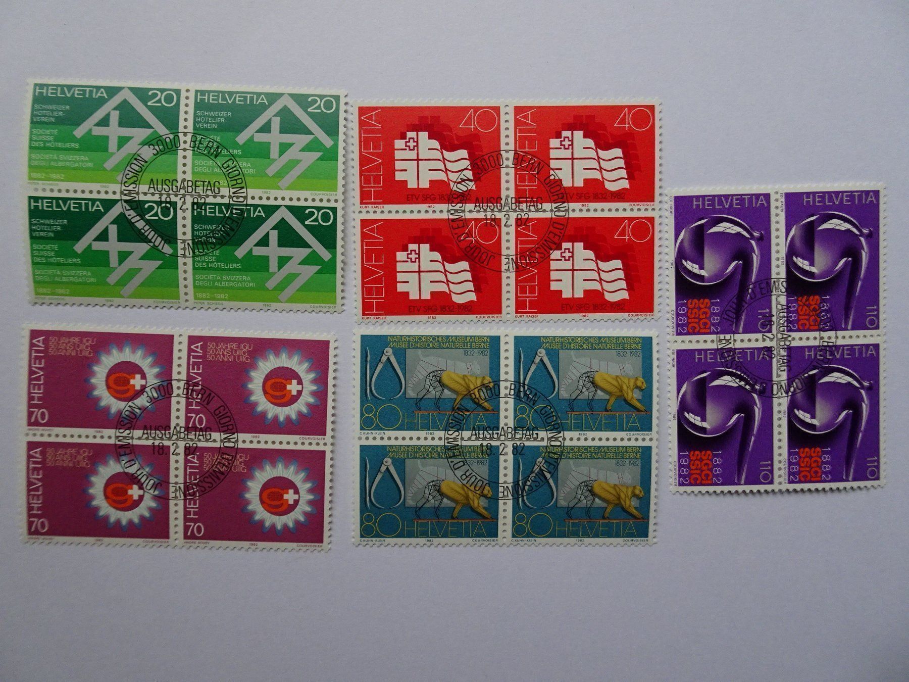 Tous les timbres: 1982 – Neuf (Voir description) à Aadorf par Chnorli-Furz