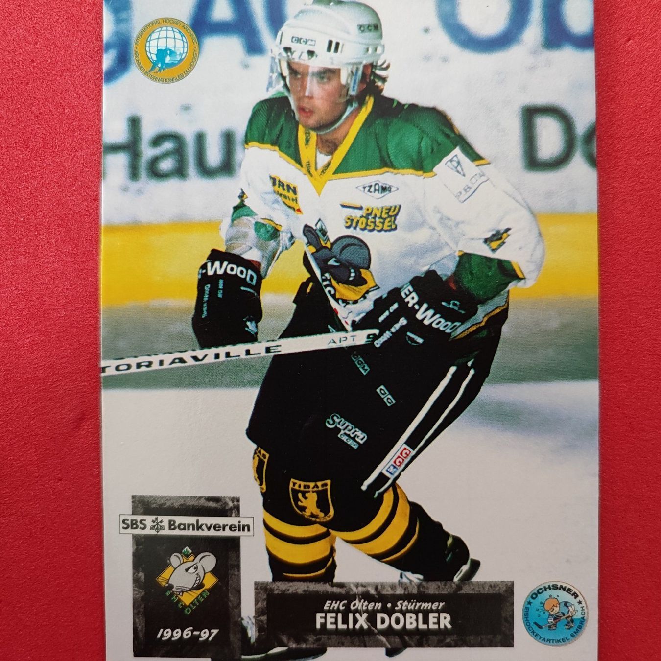 Carte collezionabili: Felix Dobler - EHC OLTEN - 1996/97 – Usato da Dübendorf venduto da kb86_MOVIE