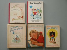 5 ALTE KINDERBÜCHR LESEBÜCHER 1940ER / 1950ER JAHRE
