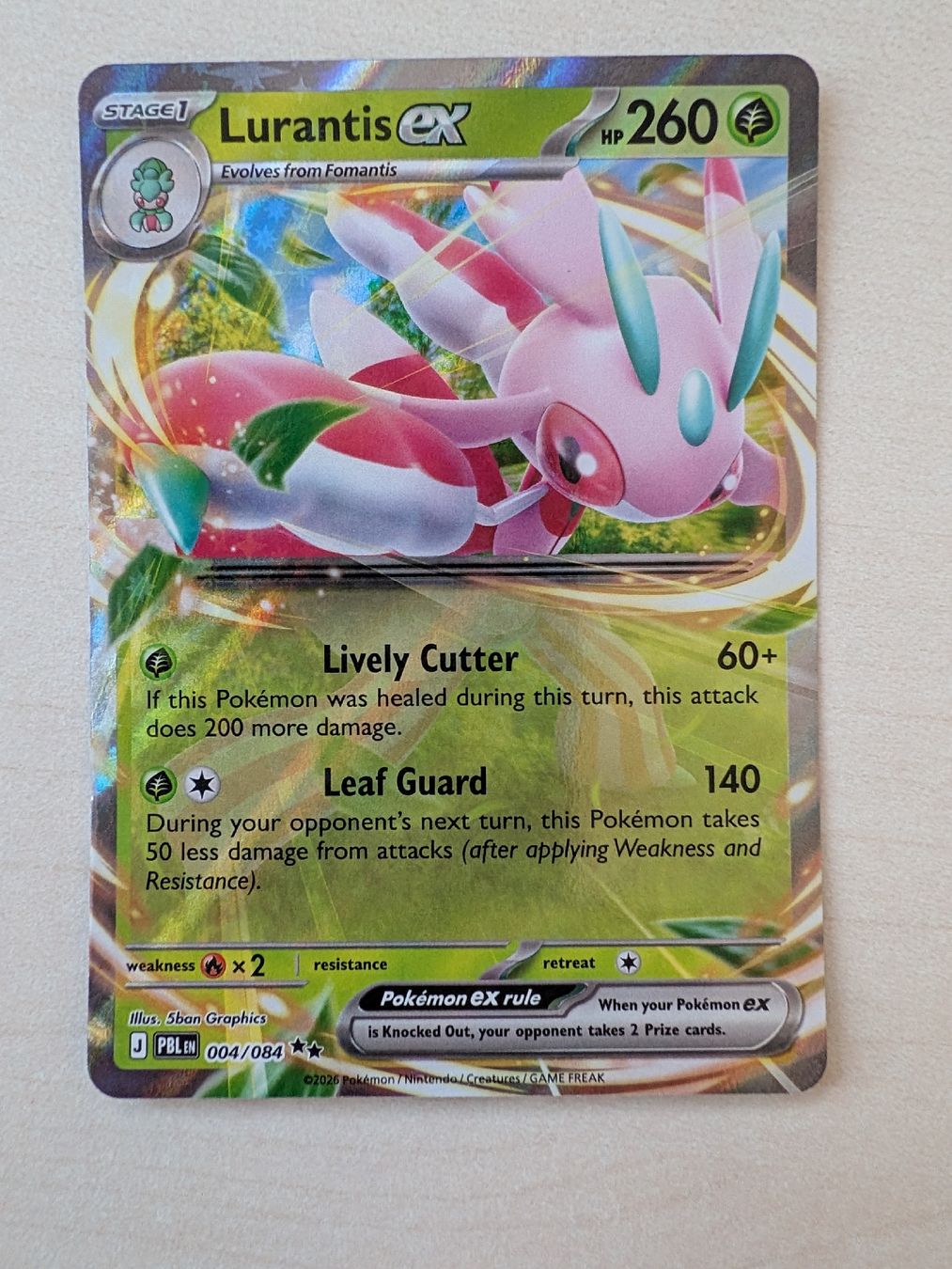 Pokémon Cartes à collectionner: Lurantis ex (Mantidea ex) Double Rare – Neuf (Voir description) à Märstetten par eri_9lt8