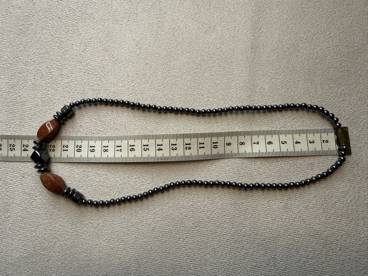 Colliers: Halskette mit Sonnenstein, Vintage – D'occasion à Lamone par LaCantinaMagica 4