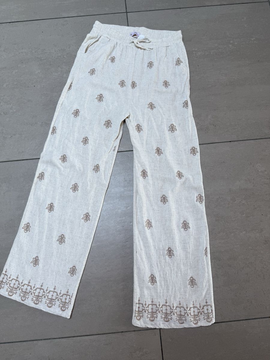 Hosen: Bohohose aus Leinen/ Baumwolle  – Neu (gemäss Beschreibung) aus Sigriswil von ck56
