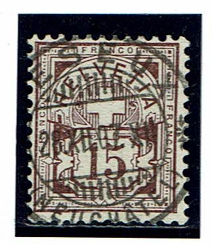 Tutti i francobolli: Type chiffre 85 Vollstempel Peseux – Usato da Neuchâtel venduto da yacamoto