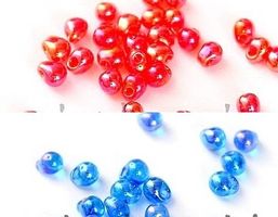 Glasperle Tropfen 4 x 3mm