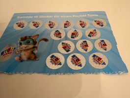 Story Mania Tonies 1 volle Karte mit 15 Stickern