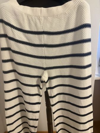 Damen Hose gestreift Strick  L 
