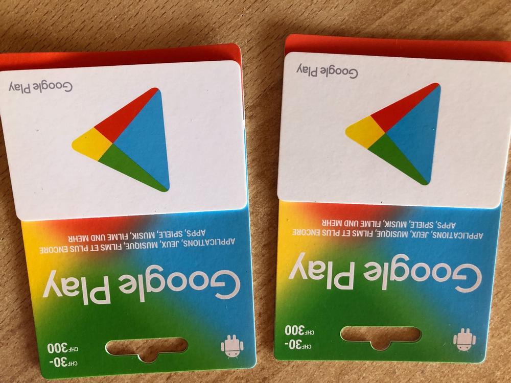 Carte GOOGLE Play  Comprare su Ricardo