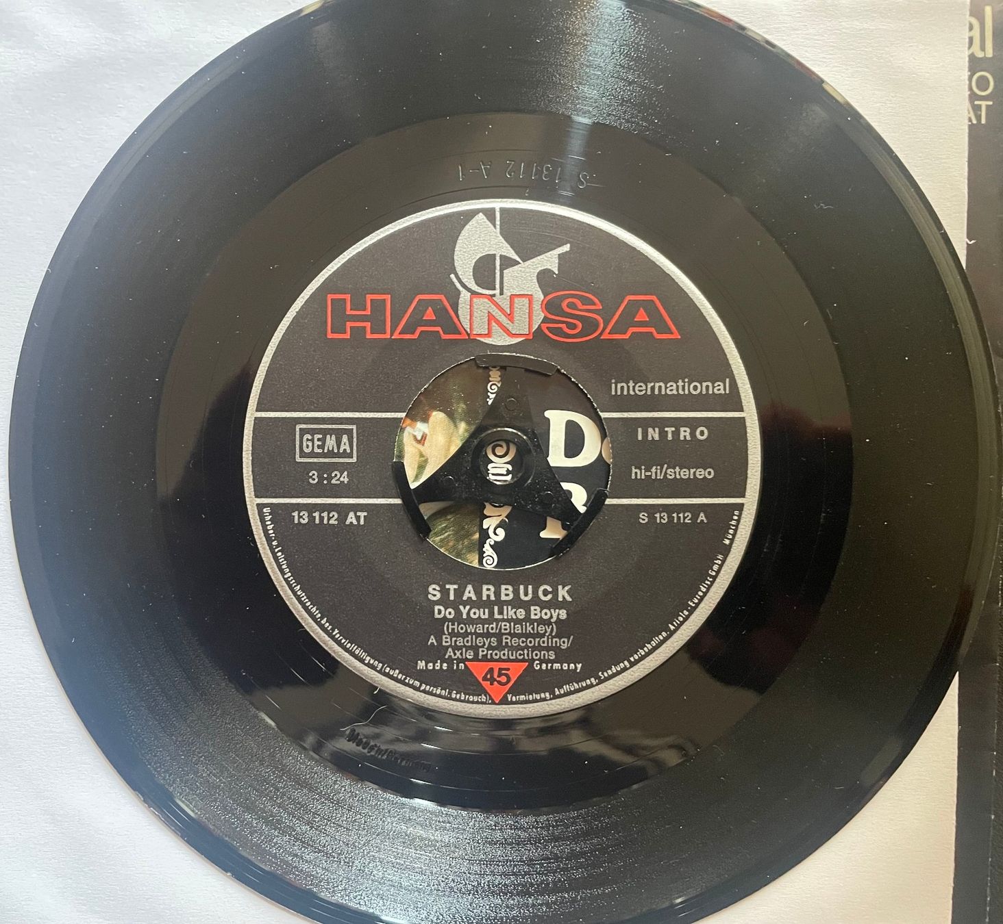 Dischi in vinile: 7", Starbuck, Do You like Boys, D – Usato da Kleinlützel venduto da Vinylspezi 2