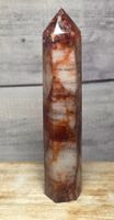 Feuerquarz Obelisk 444g