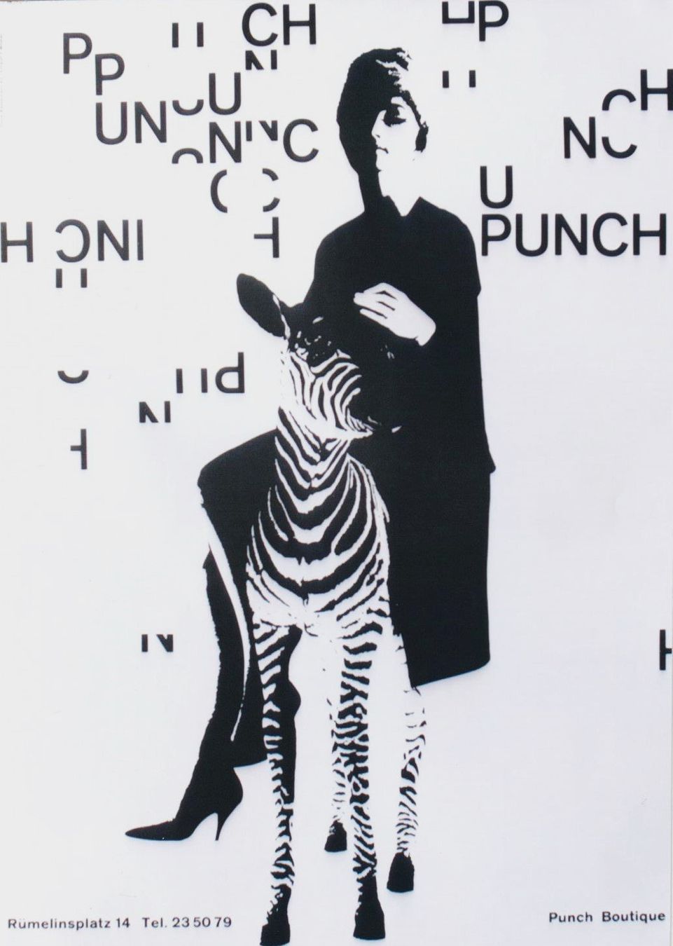 Poster & Bilder: PUNCH BOUTIQUE BASEL 1962 - Original Plakat – Gebraucht aus Blonay von postercollection