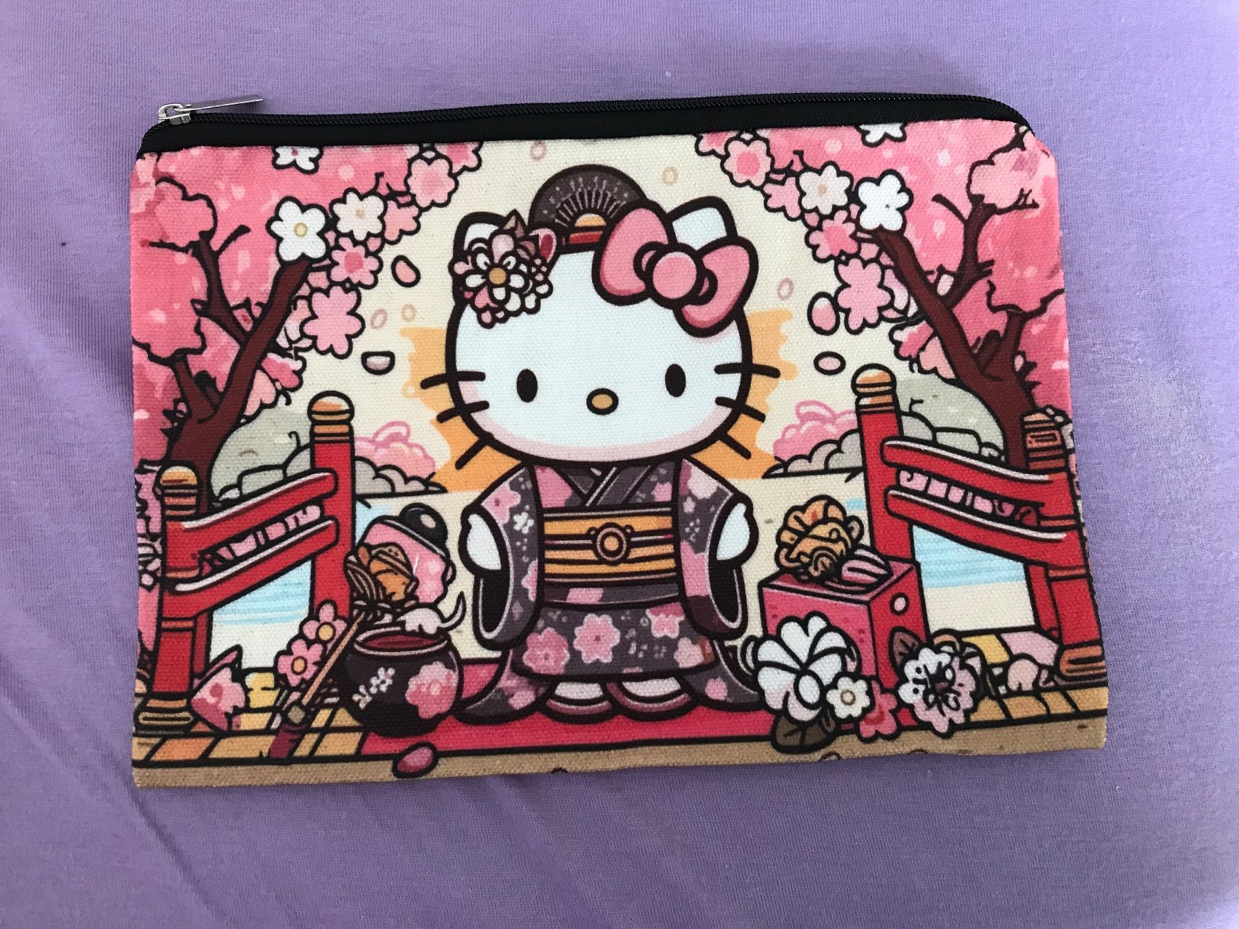 Hello Kitty Custodie per cosmetici: Hello Kitty Necessaire/ Schminktäschli Neu – Nuovo e nell'imballaggio originale da Niederteufen venduto da mix18 2