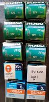 10× Halogenlampen G4 12V – Sylvania & Osram – neu in OVP