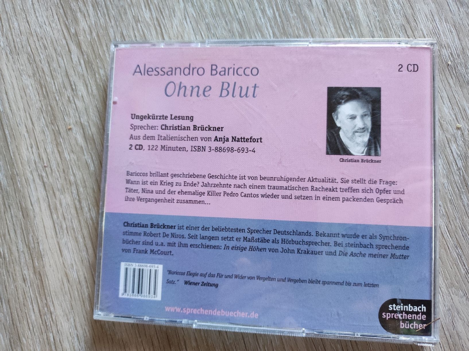 Livres audio: Hörbuch "Ohne Blut" Alessandro Baricco – D'occasion à Vevey par pau_5z9j 1