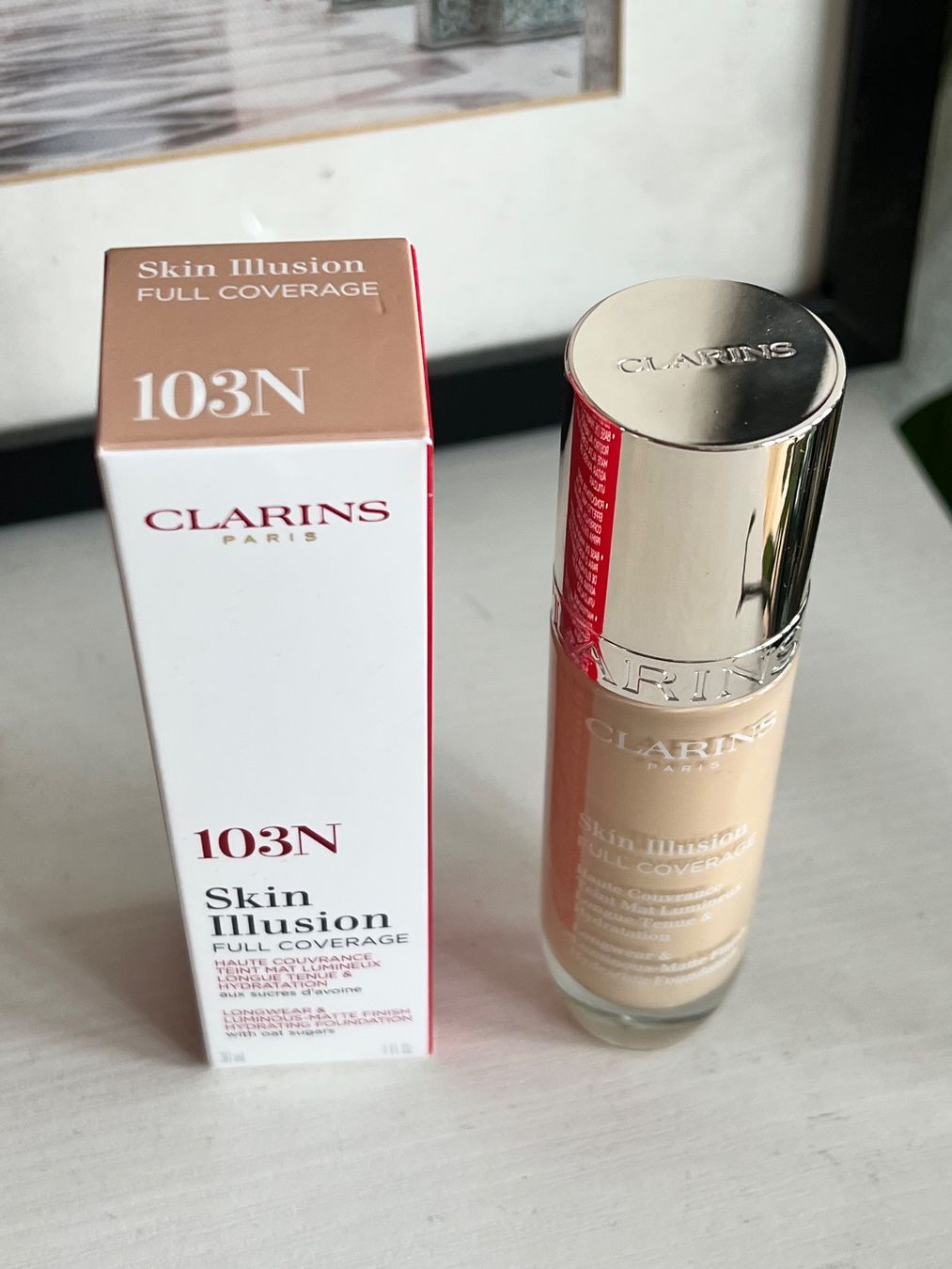 Clarins Make-up: Clarins Skin Illusion Full Coverage Foundation 103N – Gebraucht aus Effretikon von YaMn 3