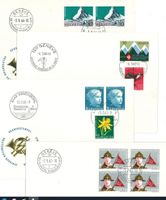 4 Briefe mit Sonderstempel 1.--