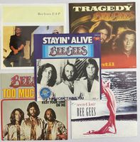 Singles: 5x BEE GEES (70/80er Jahre) ... Futter für Jukebox!