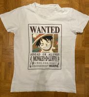 Tshirt One Piece Monkey D. Luffy Wanted Poster Gr. 158 - 164