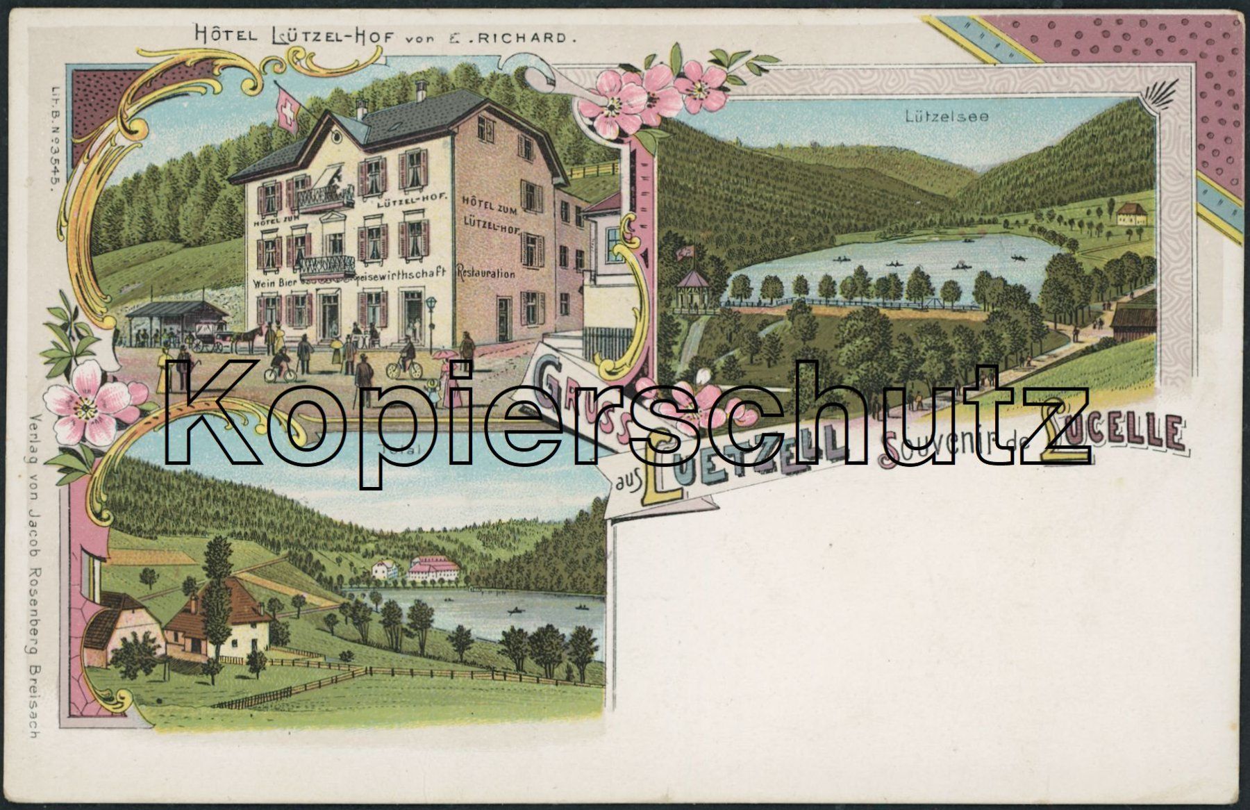 Cartes postales: JU Lucelle - Litho - Charmoille - Pleigne – Neuf (Voir description) à Schindellegi par dolpitz