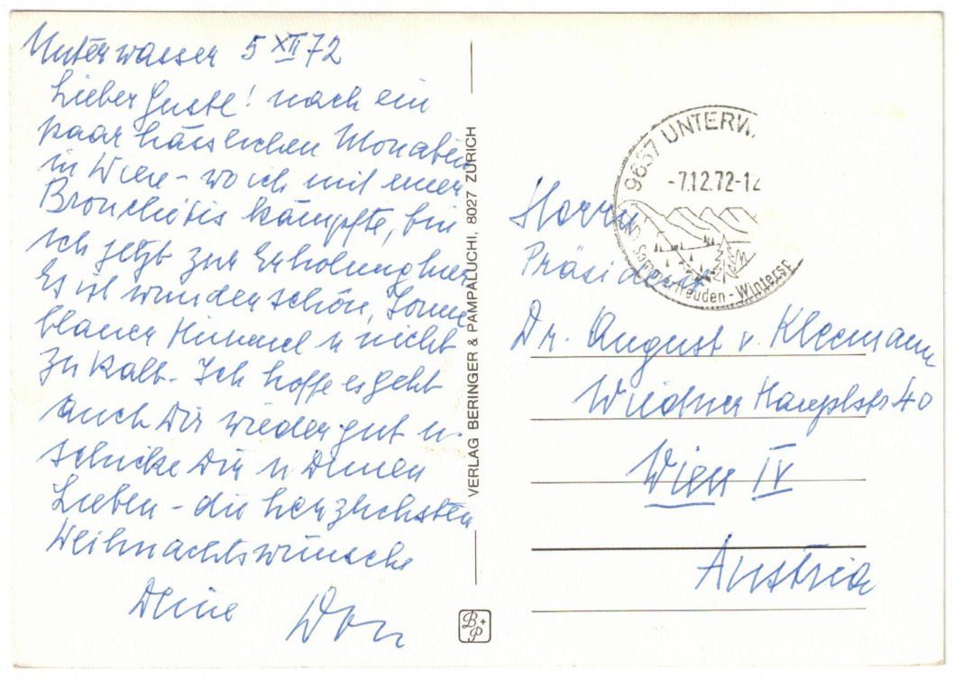 Cartoline postali: Unterwasser - Standseilbahn Iltios – Usato da Binningen venduto da Mountainrider 1