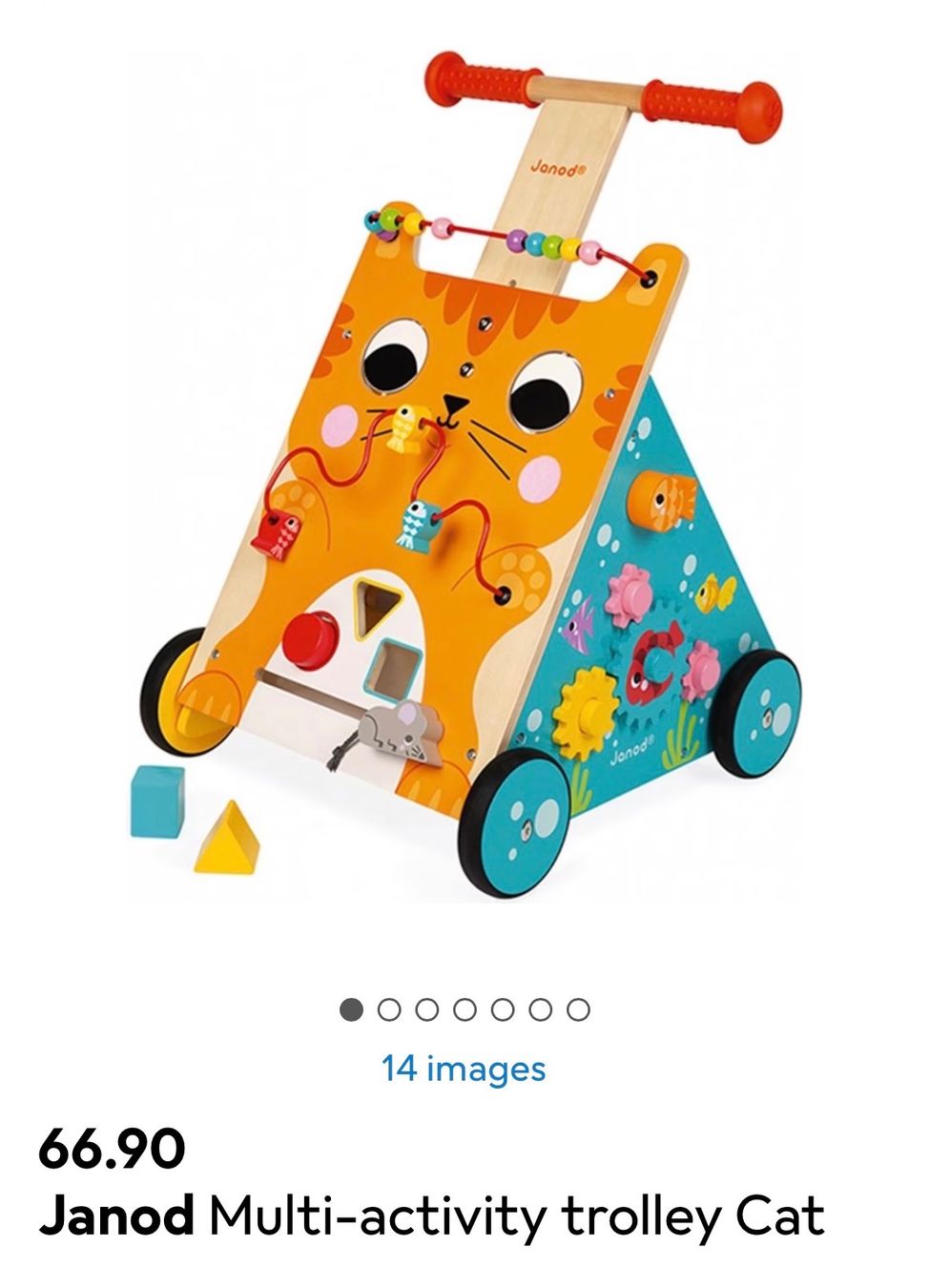 Gehhilfen: Janod Activity Walker Cat shape used condition 57 – Gebraucht aus Wohlen AG von bongo8nunu