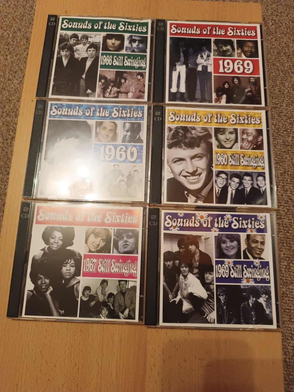 CDs: Sounds of the Sixties 64 CDs – Neu (gemäss Beschreibung) aus Horn von sonjamenzi