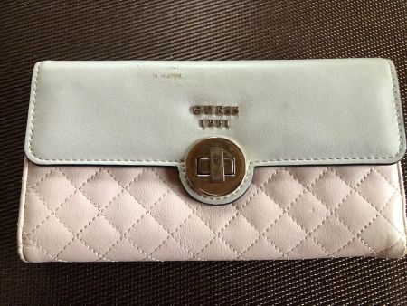 Guess Damen Portemonnaie Rosa Weiss