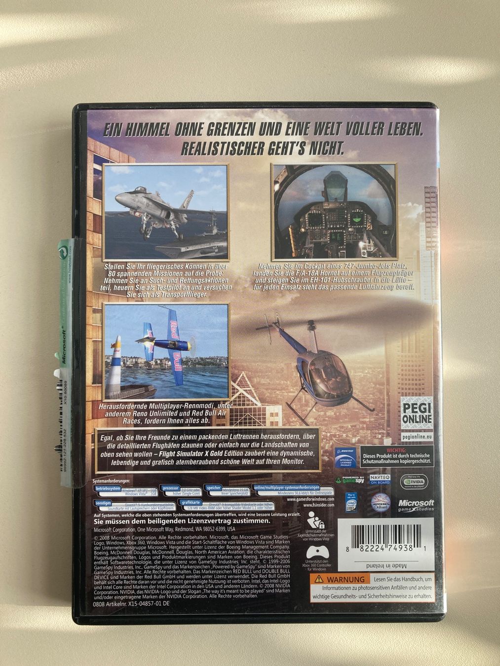 Microsoft Giochi: Microsoft Flight Simulator X Gold Edition – Usato da Kreuzlingen venduto da wavelord75 1