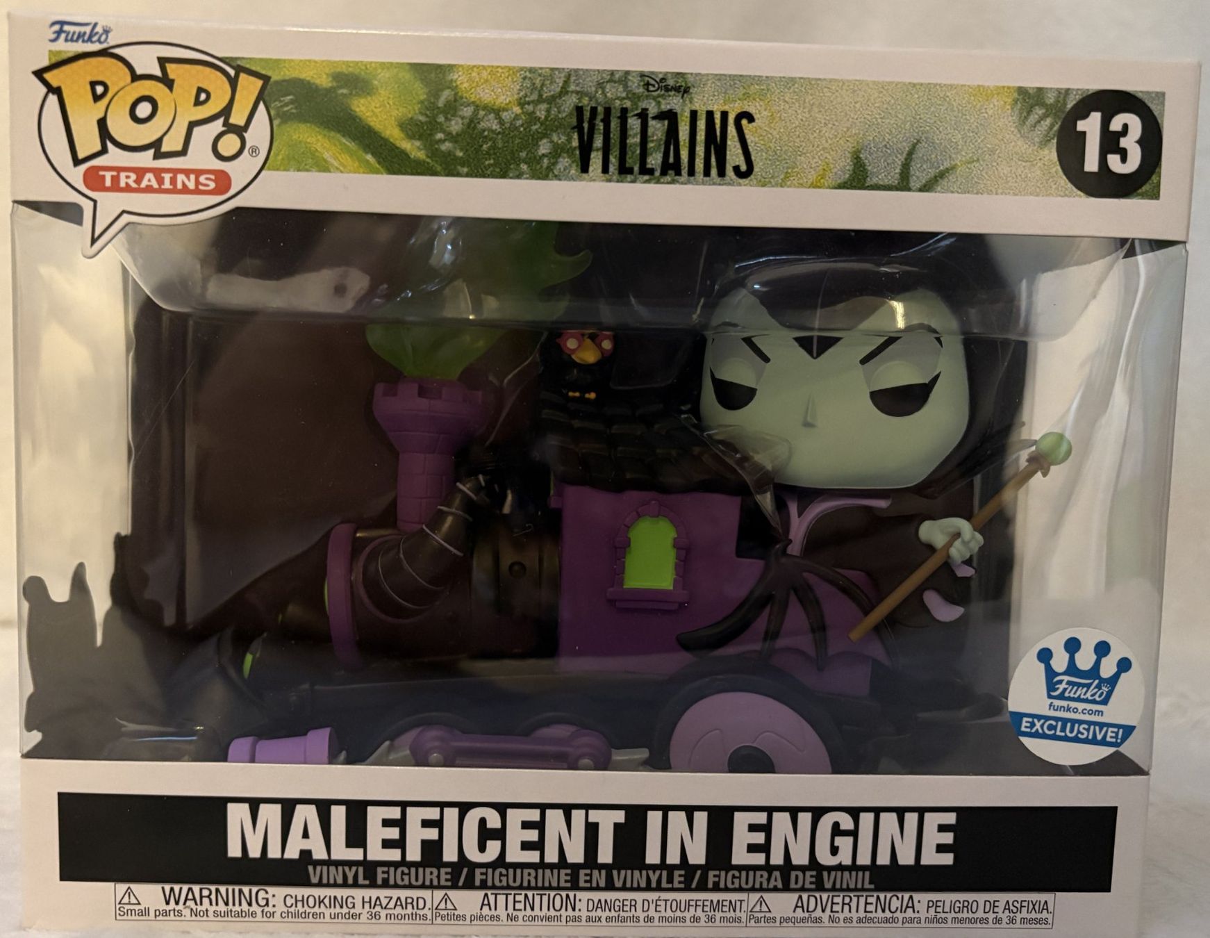 Funko Statuette: Funko Pop - Trains - 13 - Maleficent in Engine – Nuovo e nell'imballaggio originale da Meisterschwanden venduto da McSchein