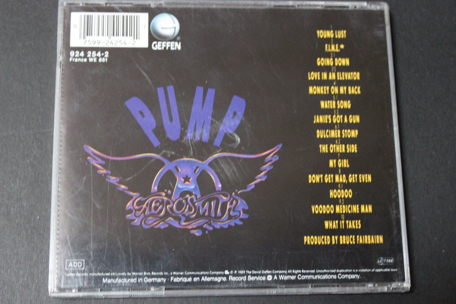 CDs: AEROSMITH - PUMP CD 1989 – Gebraucht aus Tübach von JamesStone 3