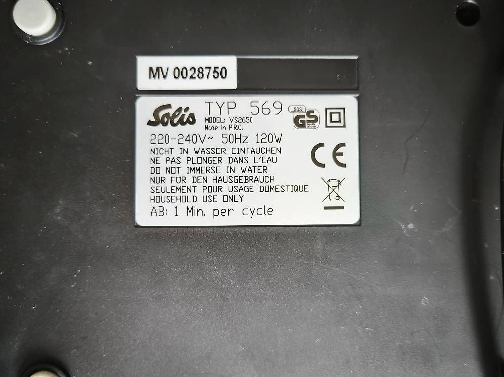 Elettrodomestici da cucina: Solis easyVac Pro Typ 569 Vakuumiergerät – Usato da Pfäffikon ZH venduto da nicolas8330 1