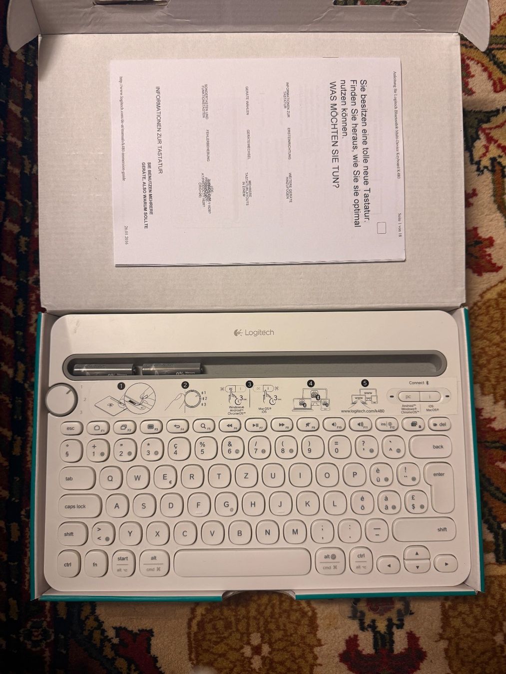 Logitech Claviers: Bluetooth Multi-Device Keyboard k480 – D'occasion à Magden par hev_qwm8 2