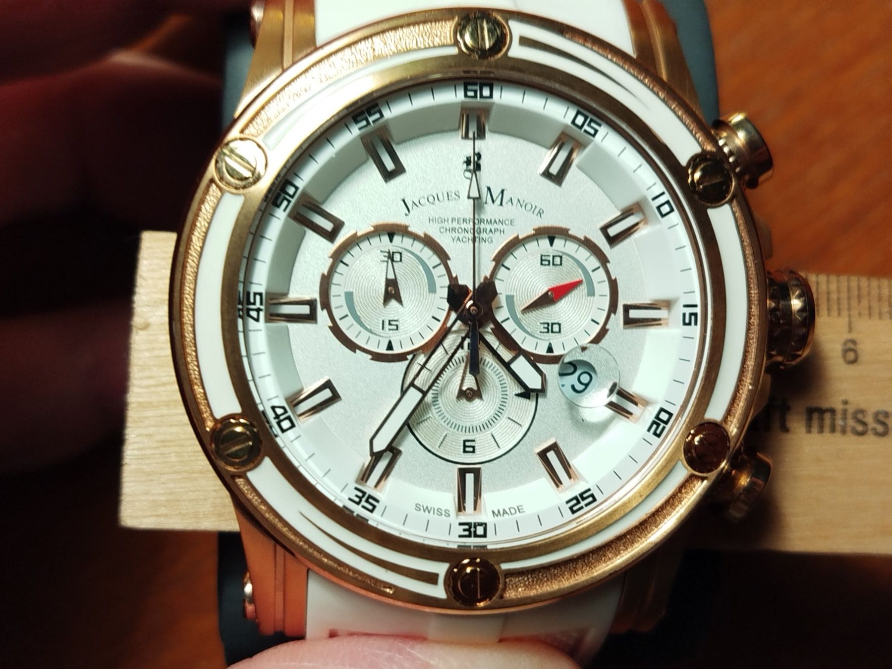 Orologi: JAQUES du MANOIR Chronometer 316L – Nuovo (secondo la descrizione) da Zug venduto da Robert0125 2