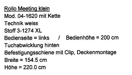 Rideaux: Weisse Fensterrollos 154.5 x 220 cm – D'occasion à Zürich par BGPZH 7