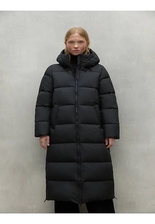 Ecoalf Binaia Mantel Schwarz, Gr. M, Neu! Np:300.-