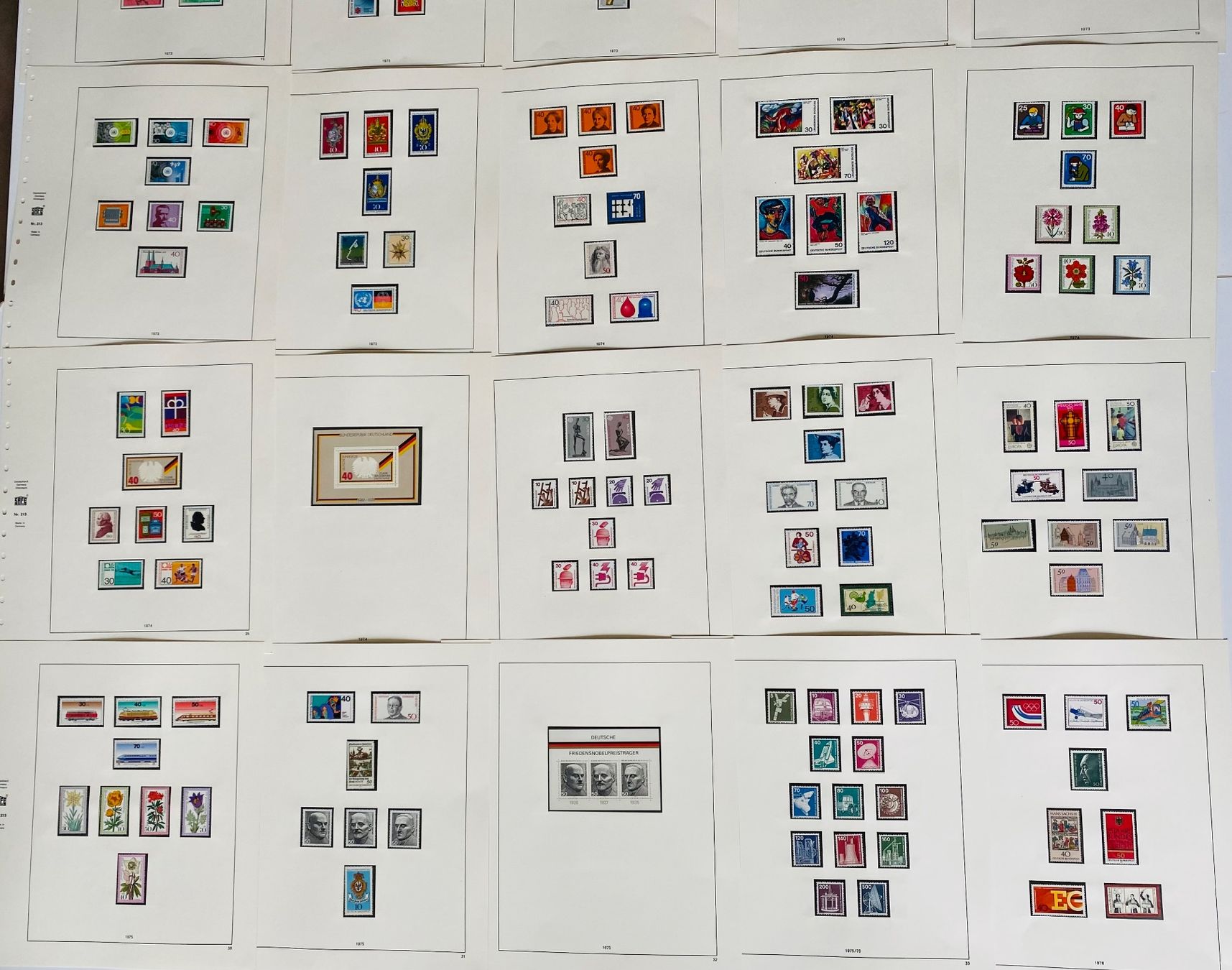 Tutti i francobolli: 81 Seiten postfrisch Sammlung BRD Deutschland 1972 - 1989 – Nuovo (secondo la descrizione) da Baar venduto da Saegi1 5