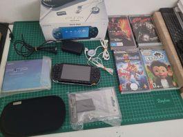 PSP 1000 Value Pack, Black, With Games & Accessories!in ovp