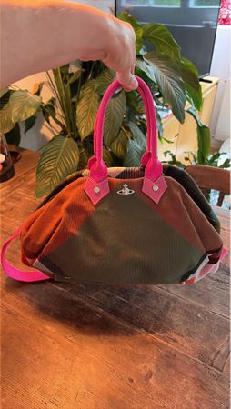 Borsa Vivienne Westwood tessuto multicolore usata