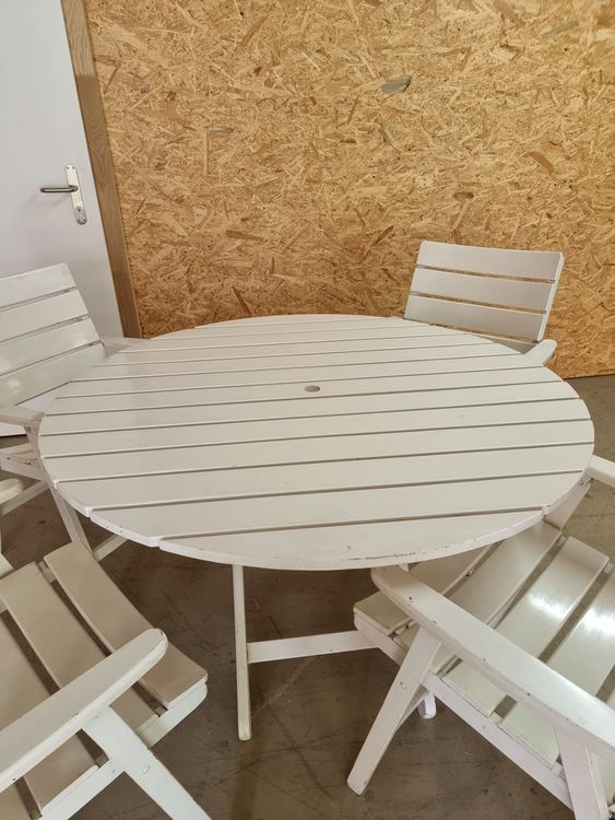 Original Gartentisch Set von Herlag aus den 50er Jahren Kaufen auf