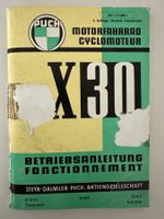Original Puch X30 Anleitung 3. Auflage beschädigt