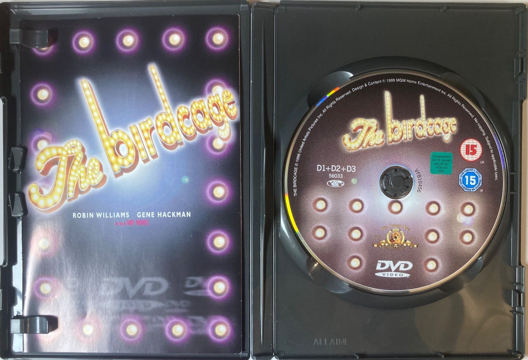 Tutti i DVDs: THE BIRDCAGE – Usato da Poliez-Pittet venduto da Newtown-Records 2