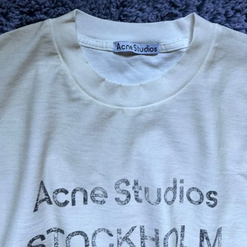Acne Studios T-shirts: Acne Studios Longsleeve Gr. M, weiss – Neuf (Voir description) à Triesen par atos87 1