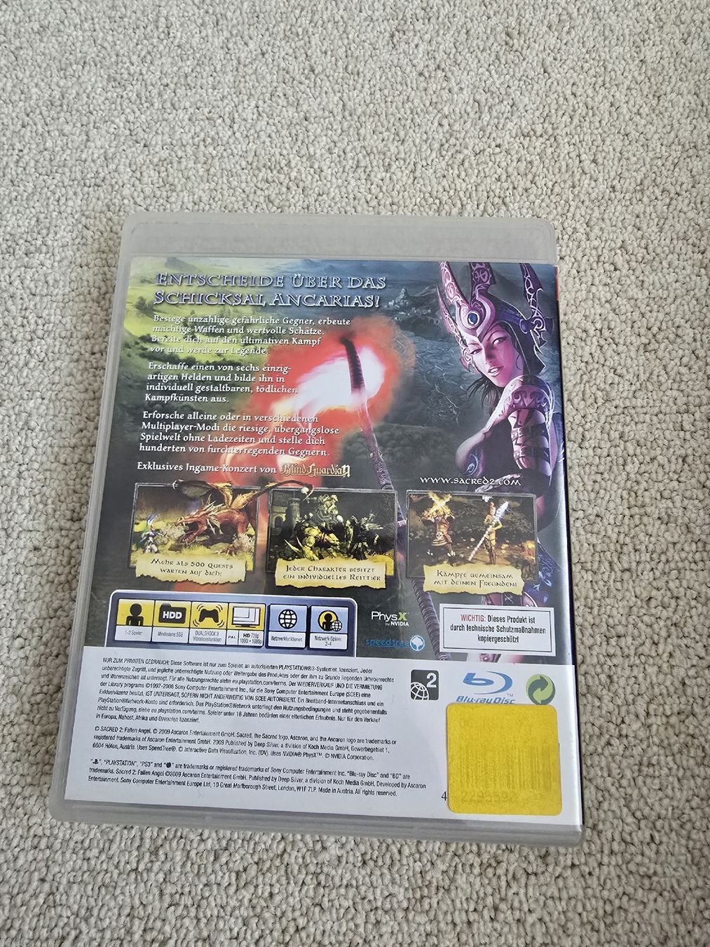 Sony Spiele: Sacred 2: Fallen Angel - PS3 Spiel - Top Zustand – Gebraucht aus Zürich von nav_ack0 1